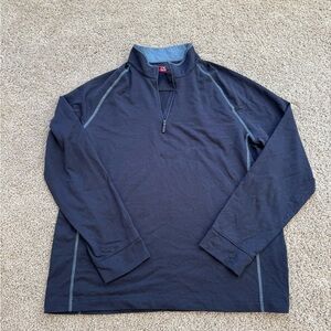Johnston & Murphy Navy Blue Sweatshirt